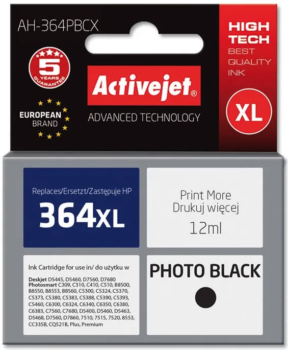 Cartus Imprimanta ACTIVEJET Compatibil for Hewlett Packard No.364XL CB322EE