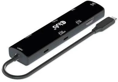Docking Station CLUB 3D USB4 6-in1-HUB USB-C > HDMI/2xUSB/2xUSB-C/RJ45 100W