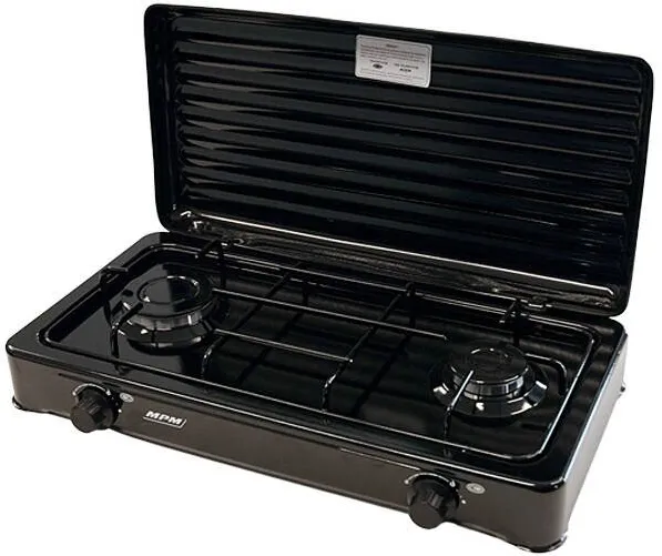 Plita MPM Smile KN-02/1KB Gaz (two-burner 4300 W, black)