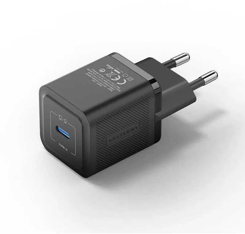 Vention Incarcator retea GaN 1x USB-C, 20W Black