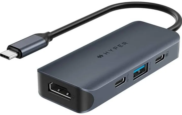 Docking Station Hyper  Drive EcoSmart Gen.2 Universal USB-C 4-in-1 Hub w 100 W PD Power Pass-thru