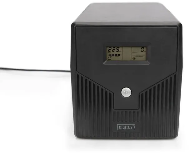 UPS Digitus Line-Interactive UPS, 1000VA/600W 12V/7Ah x2 battery,4x CEE 7/7,USB,RS232,RJ45,LCD