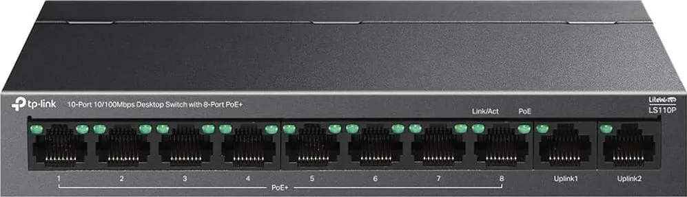 Switch TP-Link 10-PORT GIGABIT LS110P
