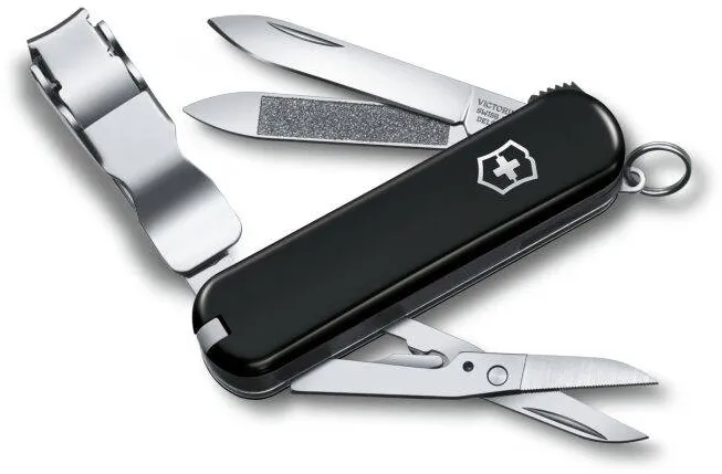Victorinox Briceag Victorinox cu Unghiera Delemont Nail Clip 580 Black 0.6463.3