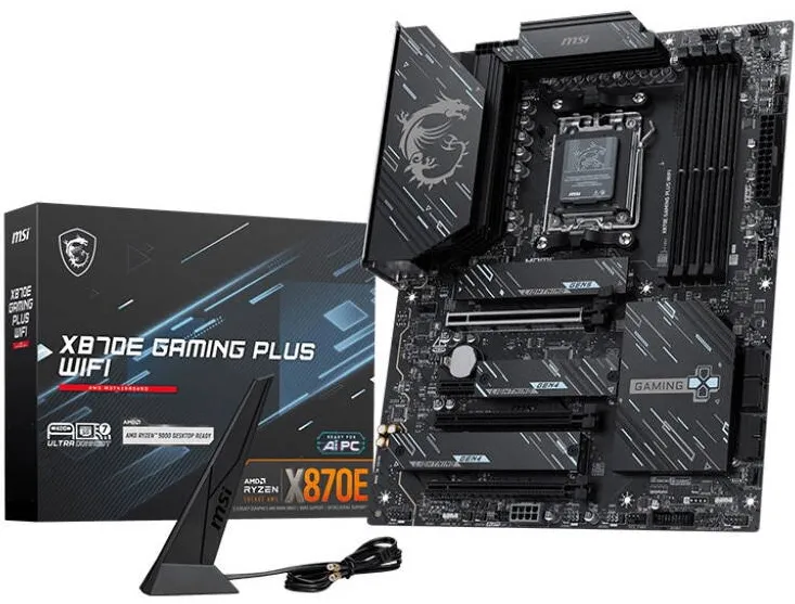 Placa de Baza MSI Placa de baza MSI X870E GAMING PLUS WIFI, DDR5, Socket AM5