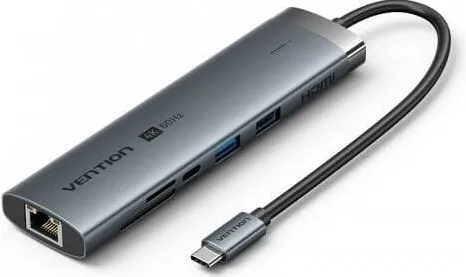 Docking Station Vention Vention USB-C 9-in-1 4K 60Hz 100W docking station