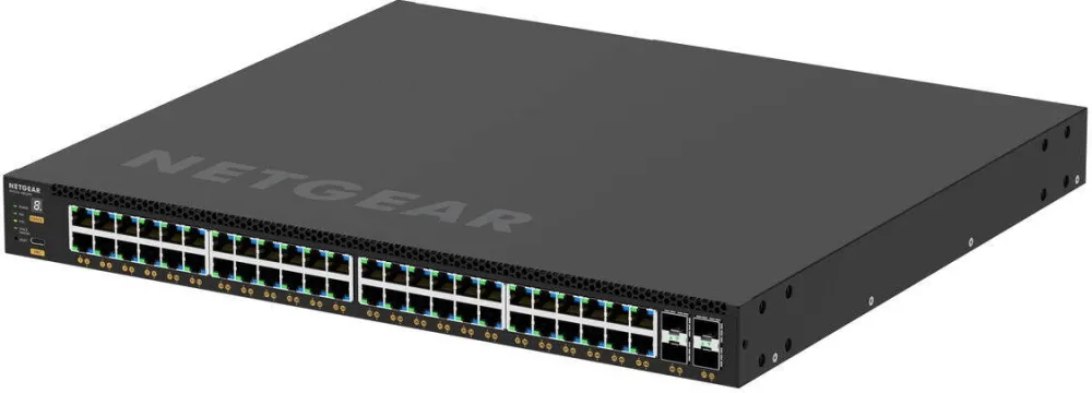 Switch Netgear Switch fara management NetGear, 48xRJ45, PoE, Negru, 1U
