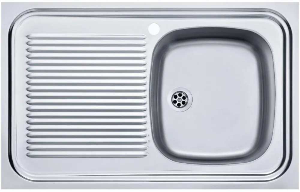 Franke Chiuveta bucatarie Franke Dekor SXL 711 Eco 2, 800x500 mm, picurator stanga, Inox