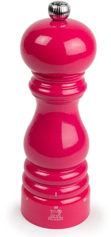 Peugeot Rasnita manuala pentru piper Paris-rama, Peugeot, Lemn, Mecanism u'Select, 18 cm, Roz
