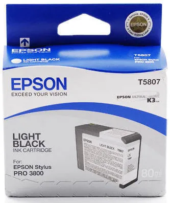 Cartus Imprimanta Epson LIGHT BLACK C13T580700 80ML ORIGINAL STYLUS PRO 3800