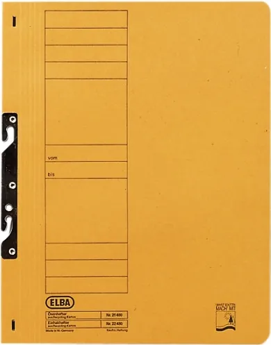 Elba Dosar carton incopciat 1/1 Elba - galben