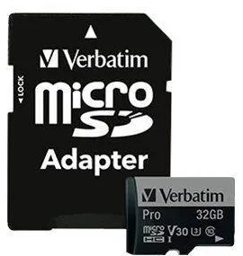 Card de Memorie VERBATIM Micro SDHC 32GB Clasa 10 + Adaptor SD