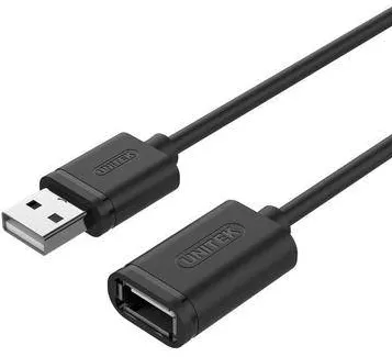 Adaptor Unitek Unitek cablu prelungitor USB2.0 AM-AF, 0,5m; Y-C447GBK