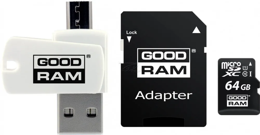Card de Memorie GOODRAM All in one  M1A4-0640R12 64 GB MicroSDXC Class 10 UHS-I