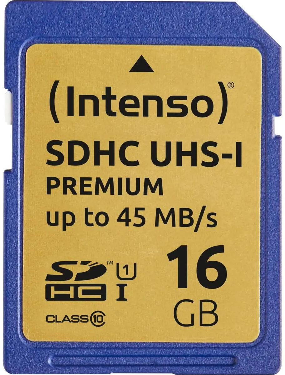 Card de Memorie Intenso SDHC 16GB Class 10 UHS-I Premium