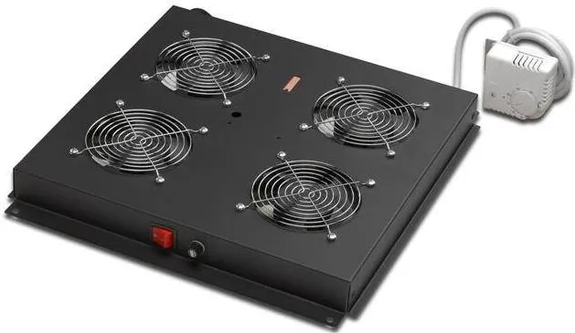 Accesoriu Retea Assmann Ventilator Superior Unique/Dynamic 4 Ventilatoare Negru