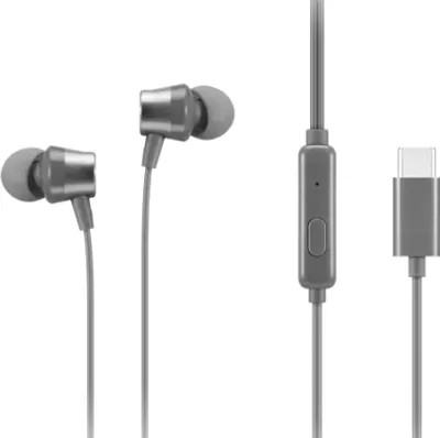 Casti Lenovo GXD1J77353, USB-C, Grey