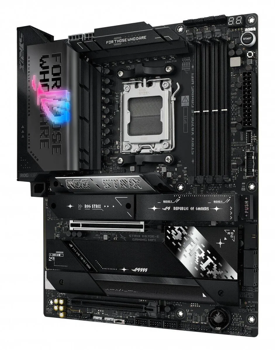 Placa de Baza Asus ROG Strix X870E-E Gaming WiFi, AMD X870E, Sockel AM5, DDR5