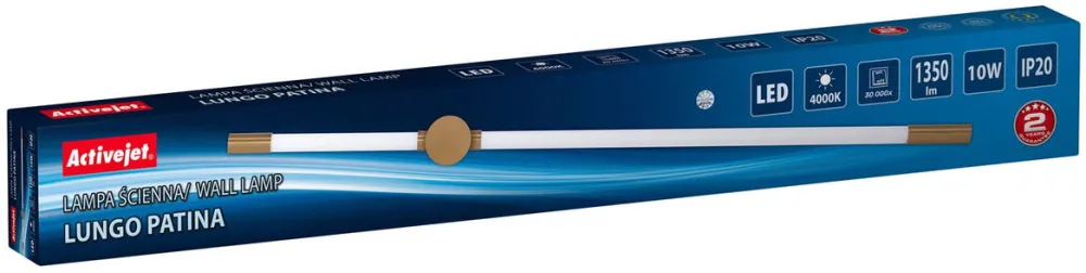 ACTIVEJET LED wall lamp AJE-LUNGO Patina