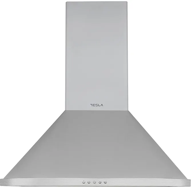 Tesla Hota decorativa semineu Tesla DC600AXP, 60cm, Inox1 motor 190W, 630m3/h, 3 trepte, LED 2x2W