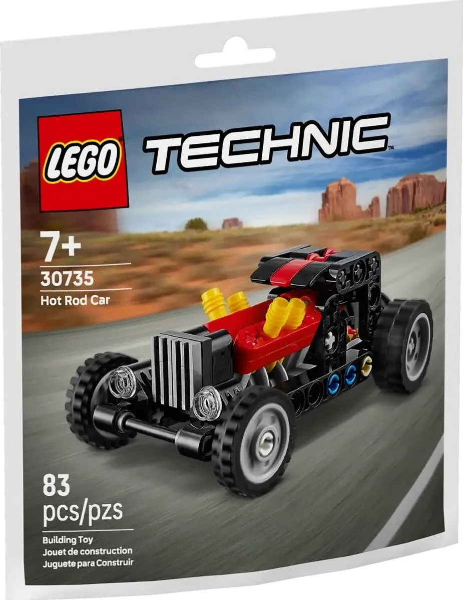 LEGO Technic Masina Hot Rod, multicolor, 83 piese