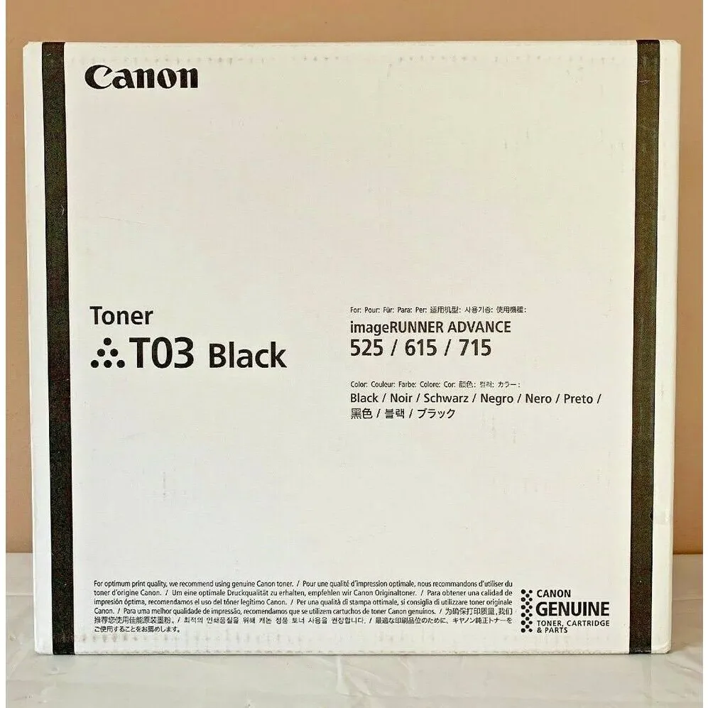 Toner imprimanta Canon Toner consumabil, Canon, T03, Negru