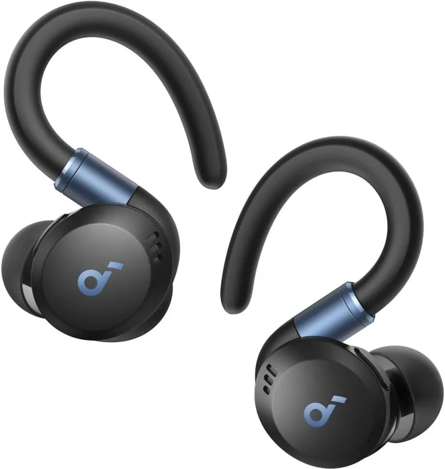 Casti In-Ear Anker Casti True wireless Anker Soundcore Sport X20, Tehnologie Noise Cancelling, Bluetooth 5.3, IP68, Deep Bass, Negru
