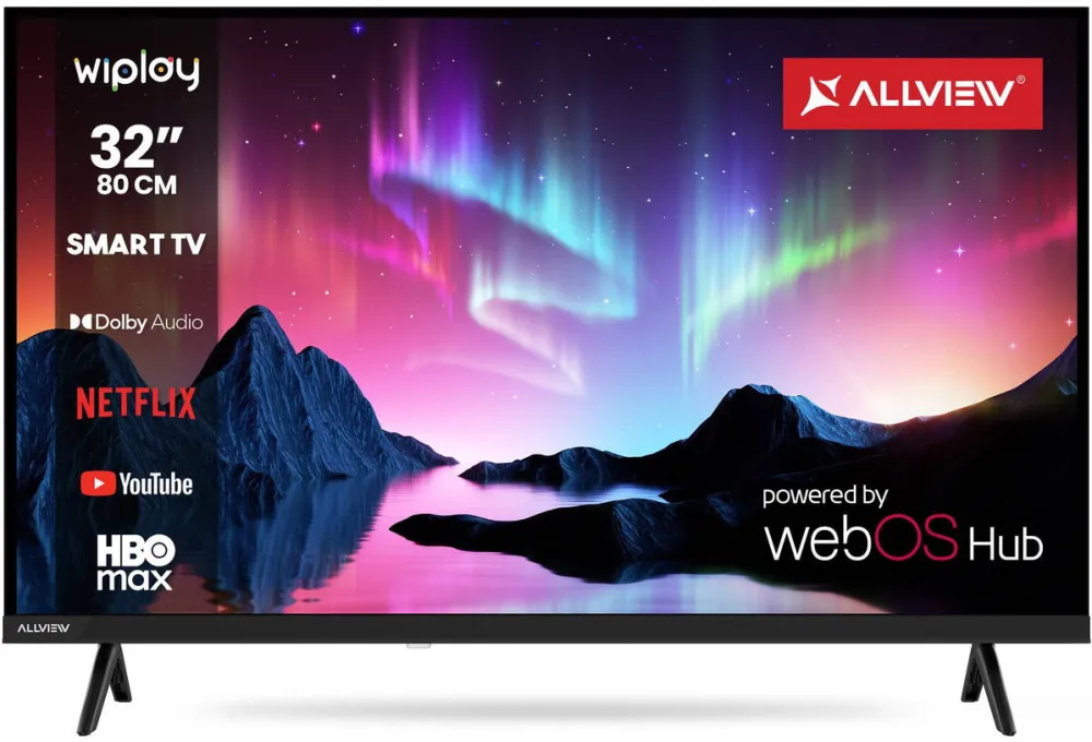 Televizor Allview Televizor Allview LED 32WiPlay6301-H, 80cm, Smart, HD, Clasa E
