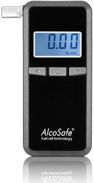 BACSCAN Etilotest, F8 Black, Senzor Electrochimic, Functionalitati Avansate, Ecran Lcd Iluminat, Negru