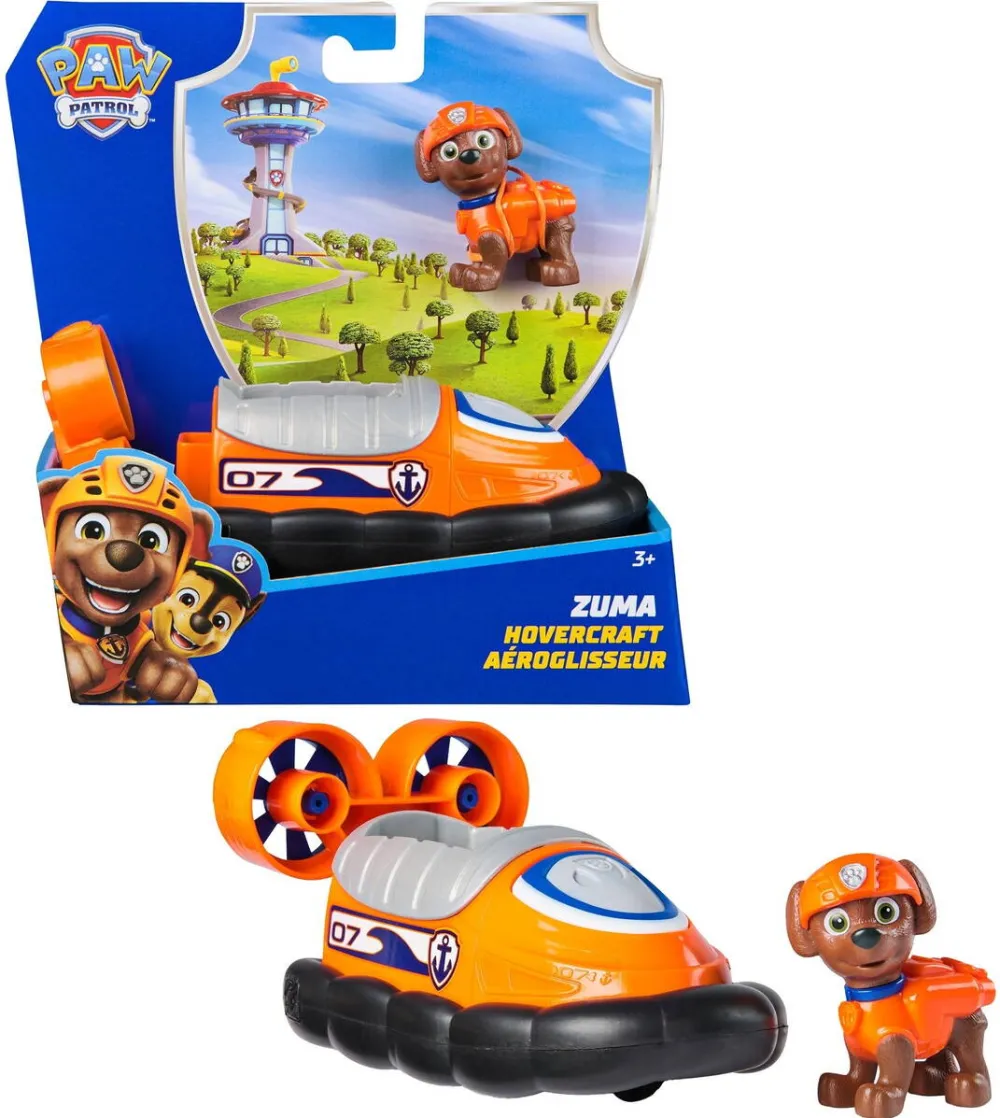 Masina Spinmaster Spinmaster Paw Patrol - hovercraft with Zuma dog figure