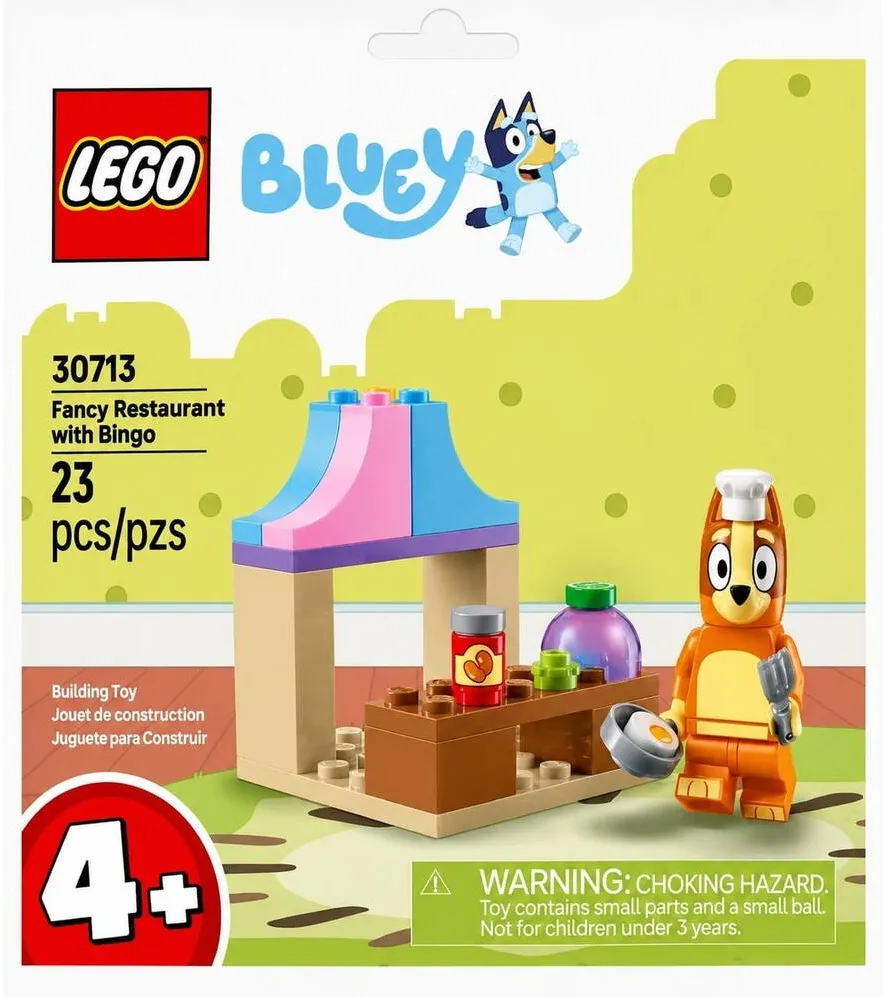 LEGO Bluey Restaurant de lux cu Bingo 30713, 23 de piese