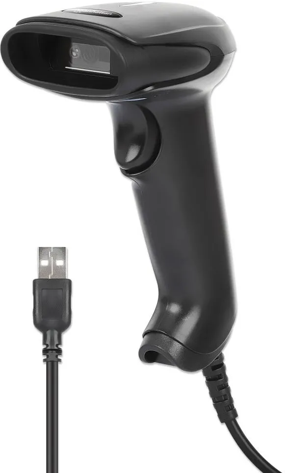 Scanner cod de bare MANHATTAN USB 2D LED, Manhattan, IDATA CCD-2D-WREL