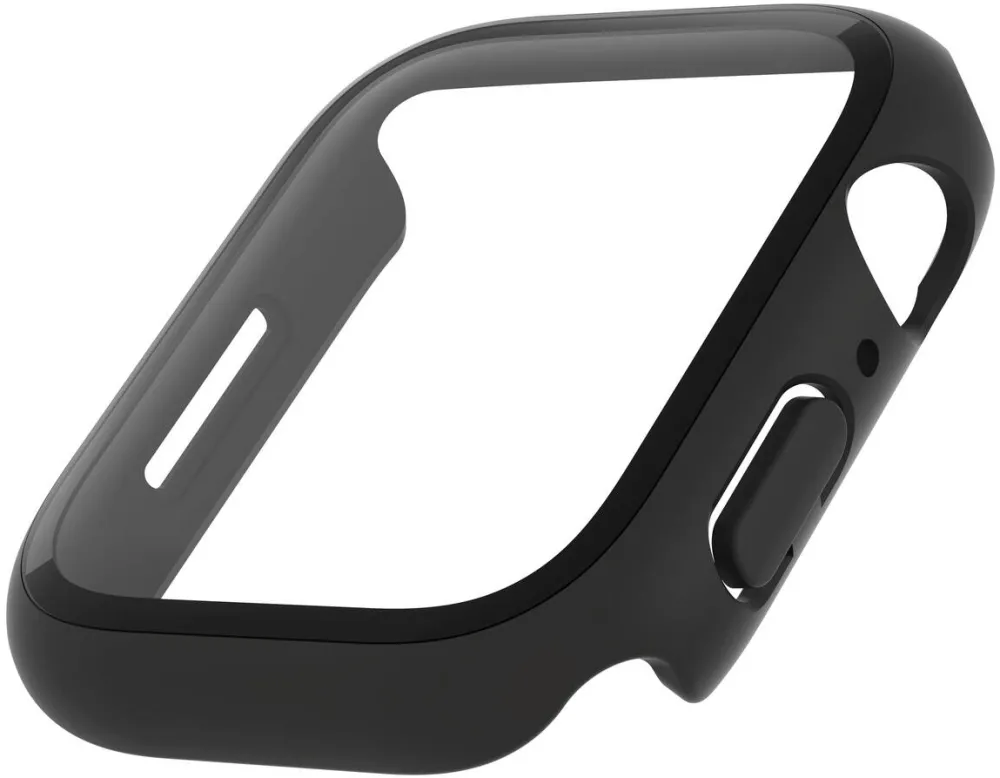 BELKIN Protectie 2in1 Belkin ScreenForce pentru Apple Watch SE Seria 4-9, negru, 44x45mm