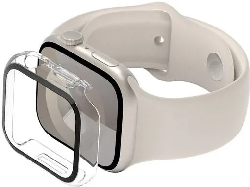 BELKIN Folie protectie Belkin ScreenForce Tempered Curve 2-in-1 pentru Apple Watch Series 8, Transparent