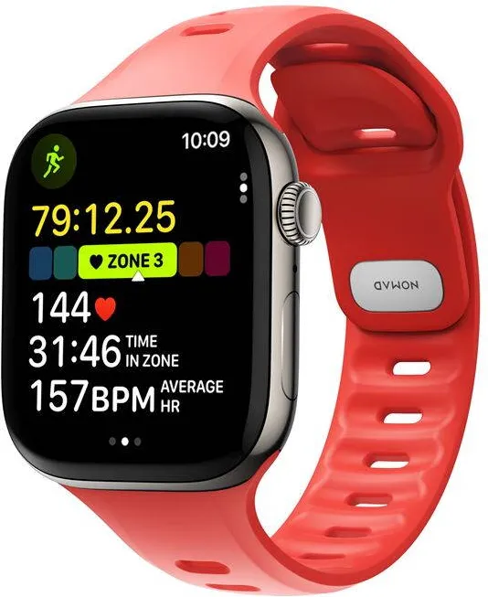 Nomad Curea Nomad Tempo compatibila cu Apple Watch 45 / 46 mm, Coral