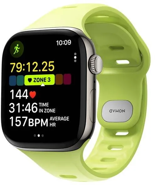 Nomad Curea Nomad Tempo compatibila cu Apple Watch 41/42mm, Lime