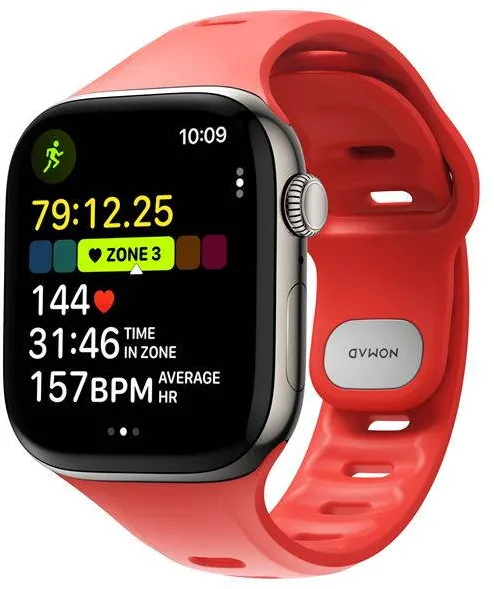 Nomad Curea Nomad Tempo compatibila cu Apple Watch 41/42mm, Coral