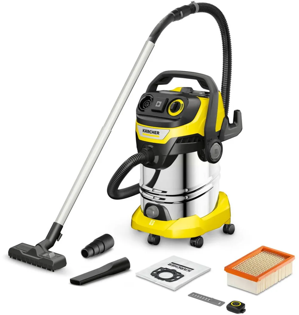 Aspirator Karcher Aspirator umed-uscat, Karcher, WD 6 Control PS, galben, 30 l