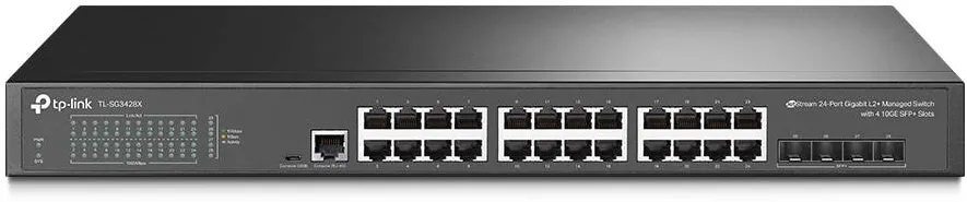 Switch TP-Link TP-Link TL-SG3428X, Jetstream, managed L2+, 24× 10/100/1000 Mbps