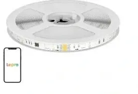 Lepro Banda LED RGBIC Lepro S2 de 5 m cu Wi-Fi si Bluetooth