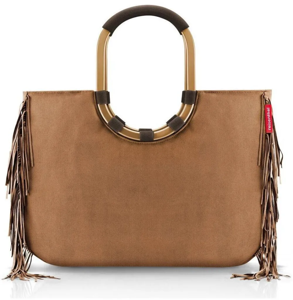 Reisenthel Geanta de cumparaturi Reisenthel Loopshopper L, maro, 46x34, 5x25cm, material sustenabil