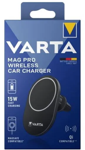 VARTA Incarcator auto wireless Varta Mag Pro, 15W, negru
