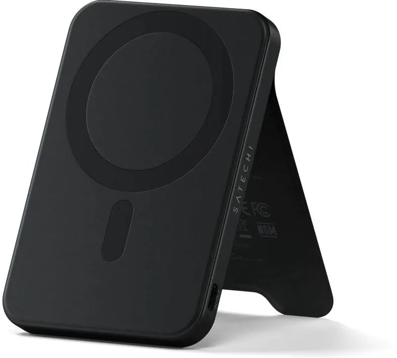 Satechi Power bank Satechi 5000mAh, magnetic, negru, cu suport