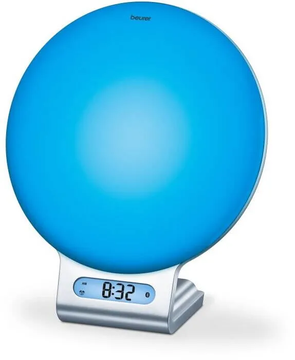 Beurer Lampa, Beurer WL 75 lumina de trezire, conexiune pentru smartphone, radio sau alarma, intrare Aux, incarcare smarthphone-uri prin USB