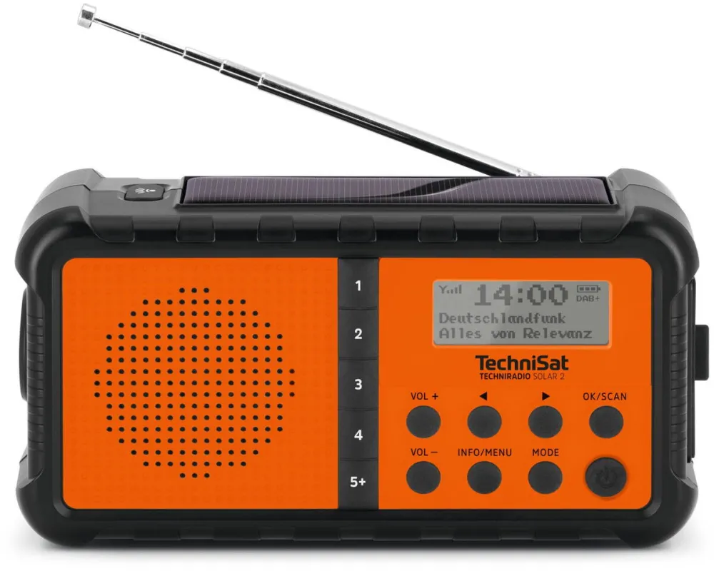 TechniSat Radio portabil TechniSat SOLAR 2, DAB+/FM, incarcare solara, lanterna LED