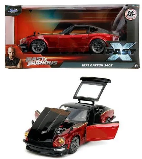 Masina Jada Model de masina din metal 1:24 Jada Toys 9334916314R00 Fast & Furious 1972 Datsun