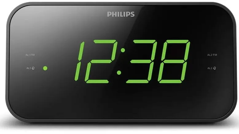 Philips Radio Ceas Philips TAR 3306/12 FM Display, negru