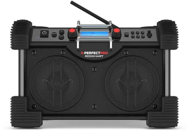 Perfectpro Radio portabil PerfectPro Rockhart 18V, rezistent la socuri, apa si praf, DAB, acumulator 20.000 mAh