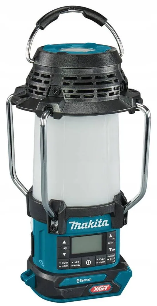 Makita Radio de santier 3in1 cu lampa, lanterna Makita MR009GZ, Bluetooth, 300 lumeni, 126x147x295mm