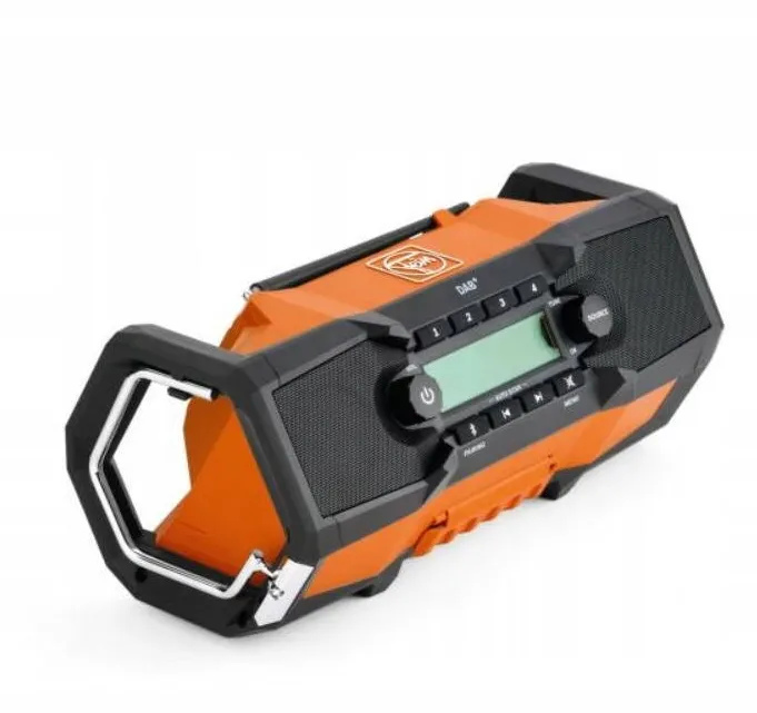 Fein Radio portabil Fein ARAD 18 BC AS, 2 difuzoare 15W, 4 surse de redare, IP54, 18V